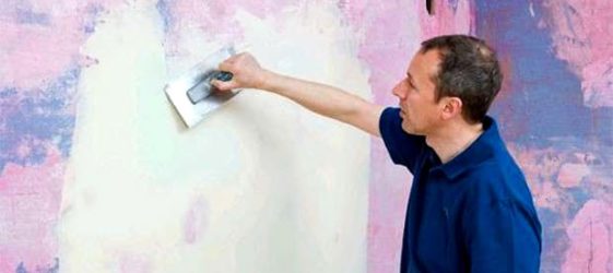 Plaster wall under the wallpaper with your own hands