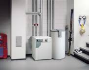 Gas floor boilers for home heating