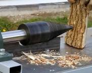 do-it-yourself wood splitter: drawings, photos, instructions