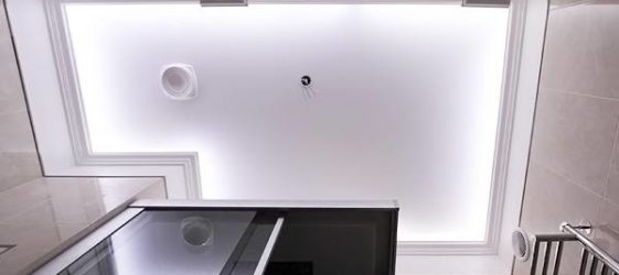 How to choose a ceiling in the bathroom