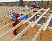 Do-it-yourself shed roof step by step