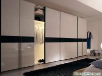 Sliding doors for dressing room