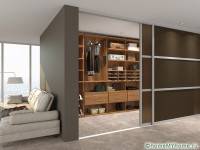 Sliding doors for dressing room