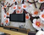 3D photo wallpaper for walls: photo catalog