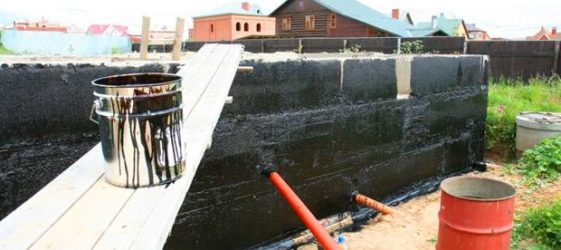 Bituminous mastic for foundation waterproofing: price