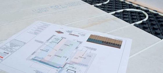 Calculation of heat underfloor heating