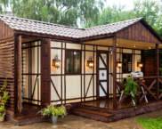 Two-room country cabins with toilet and shower