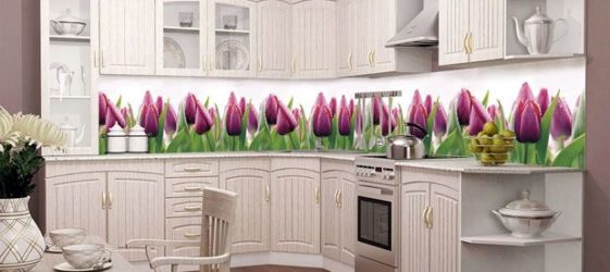 Wall panels for the kitchen