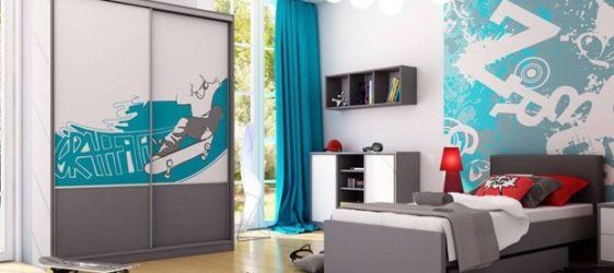 Room design for a teenage boy