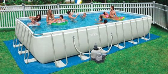 Prefabricated frame pools