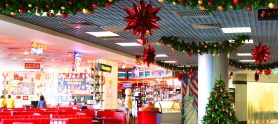 Christmas decoration for shops and shopping centers