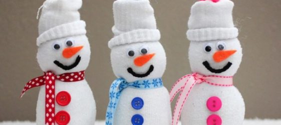 DIY snowmen for the New Year