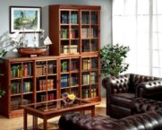 Bookcases and home libraries