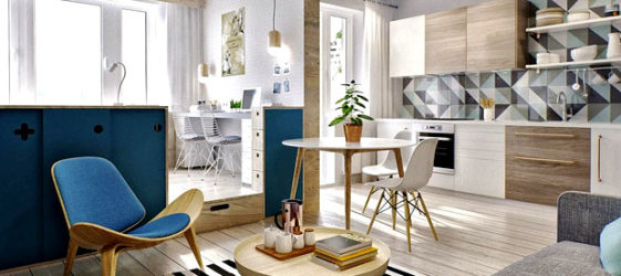 Studio apartment design: trends