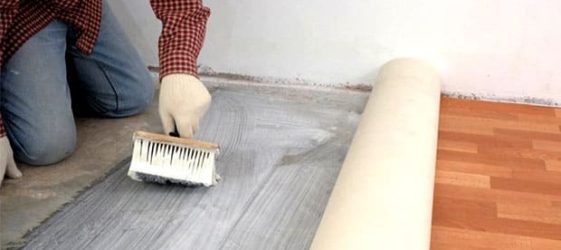 How to choose glue for linoleum