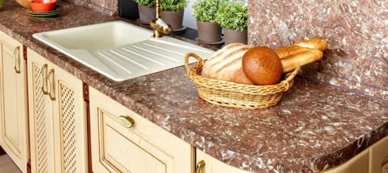 Kitchen countertops: types