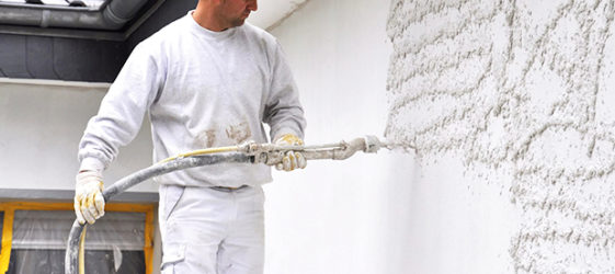 Mechanized plastering of walls: pros and cons