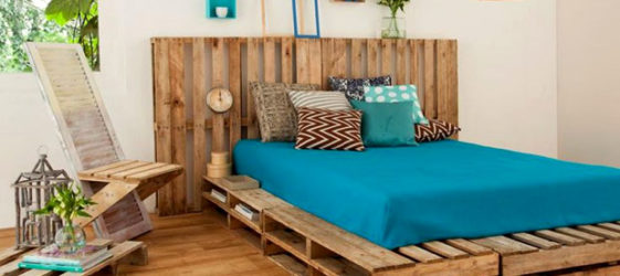 DIY pallet bed: step by step, photo